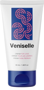 Crema Veniselle para piernas, envase de 50 ml